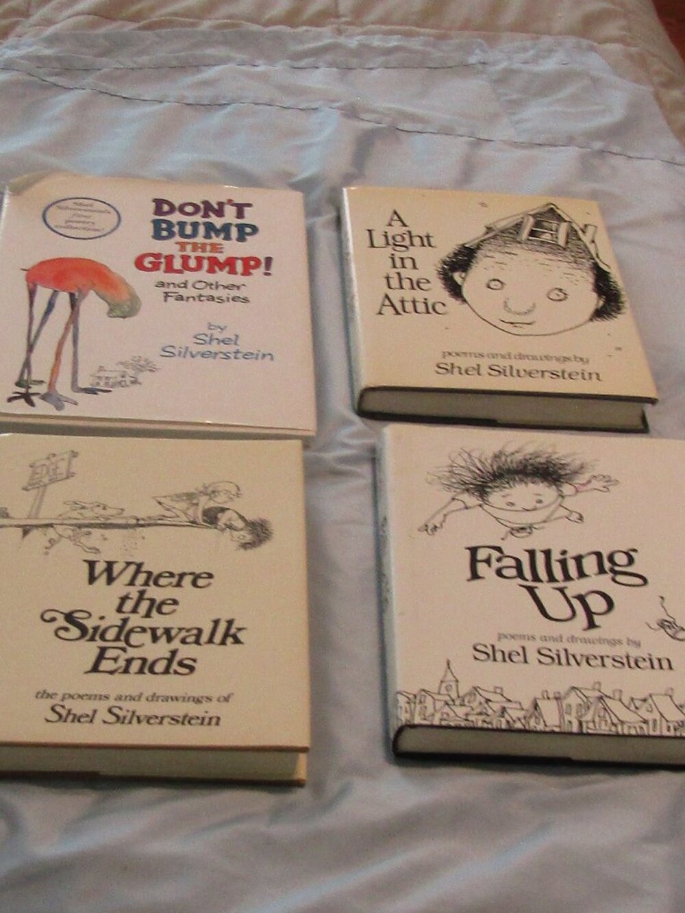 Lot 4 SHEL SILVERSTEIN POETRY HC/DJ Books NEC Falling Up (1st ed) Dont Bump Gump